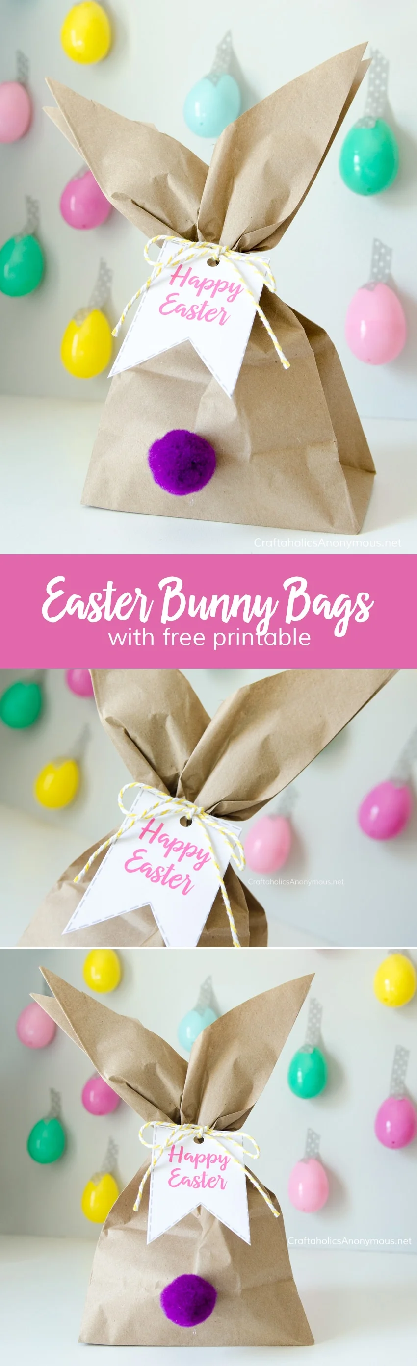paper back bunny treat bag