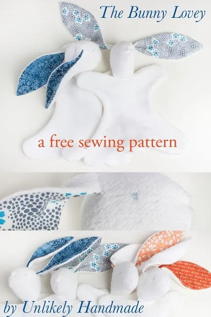 bunny toy sewing pattern