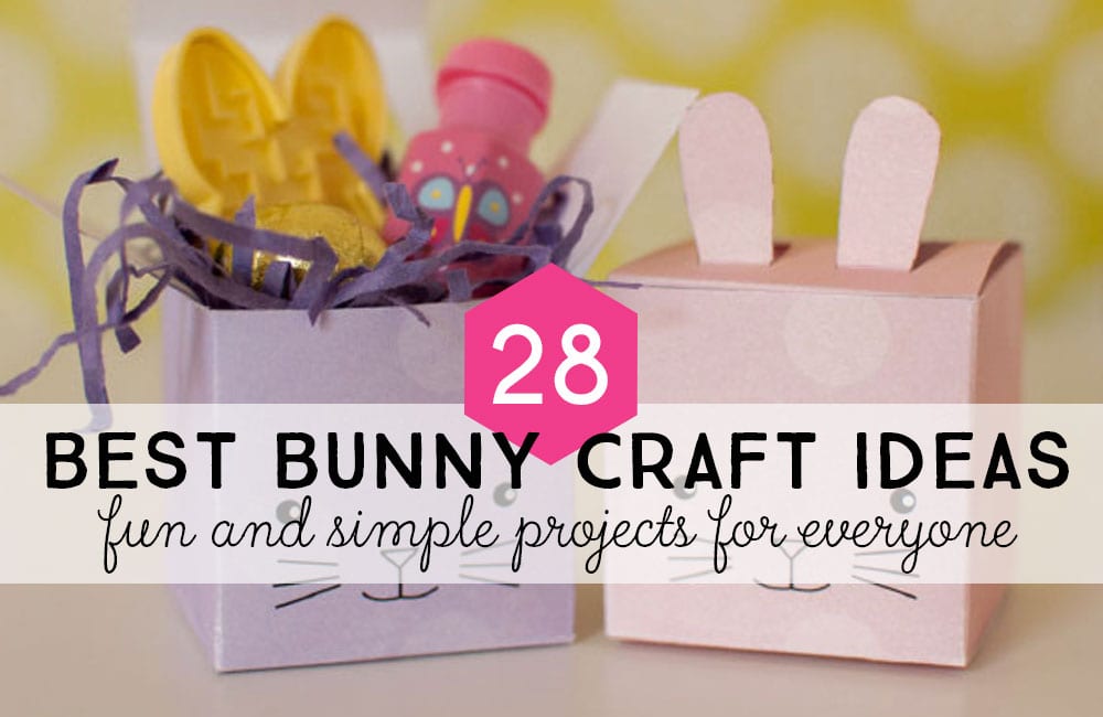 post header: Over 25 Bunny Craft Ideas and DIY Projects