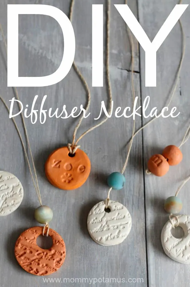 Handmade Clay Diffuser Necklace