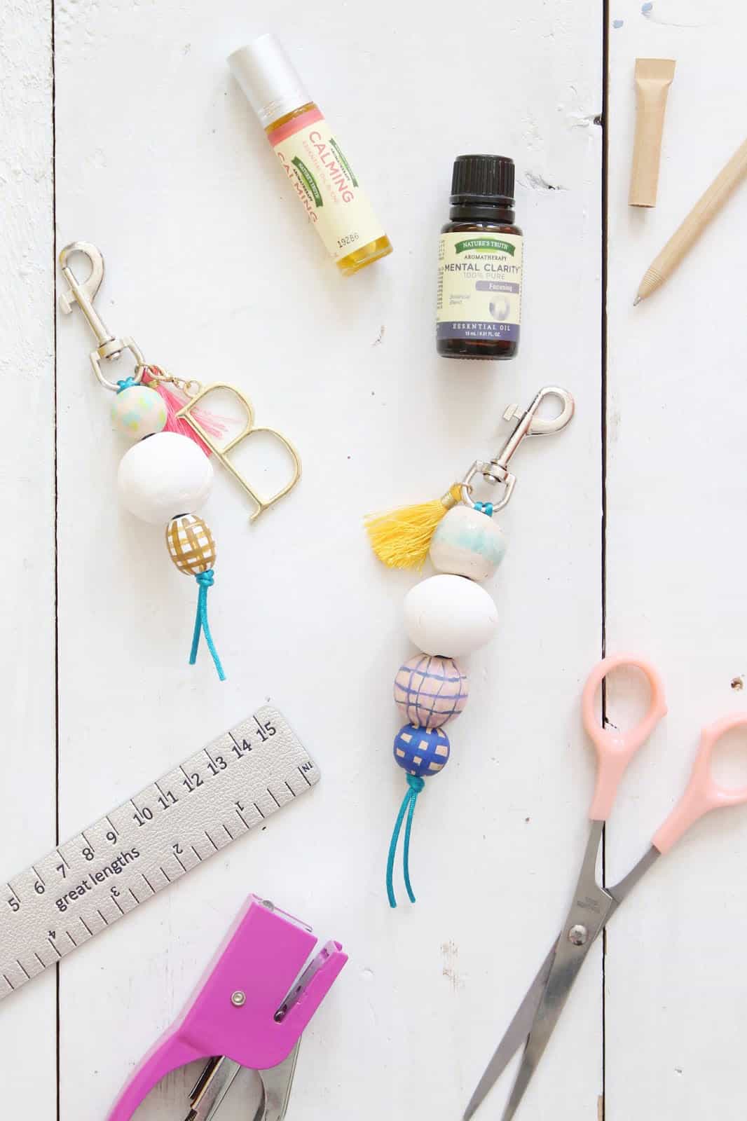 DIY Diffuser Keychains