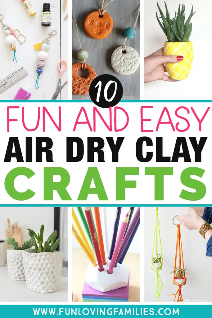 fun and easy air dry clay crafts