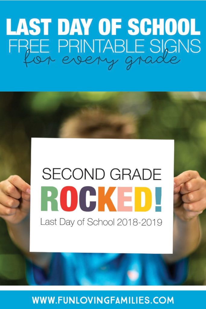 Free of charge Printable Previous Working day of University Indicators for All Grades picture regarding Last Day of School Signs Printable named No cost Printable Very last Working day of Higher education Signs and symptoms for All Grades