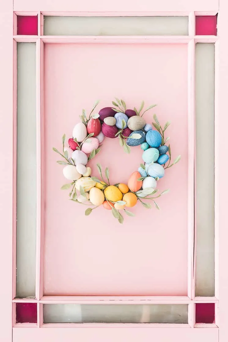 colorful Easter Egg wreath wreath 
