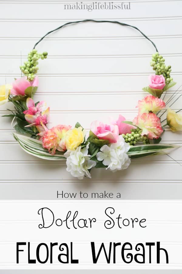 This is exactly what I've been looking for to start getting ready for Spring. Love these DIY Spring wreath ideas. (from Maiking Life Blissful)