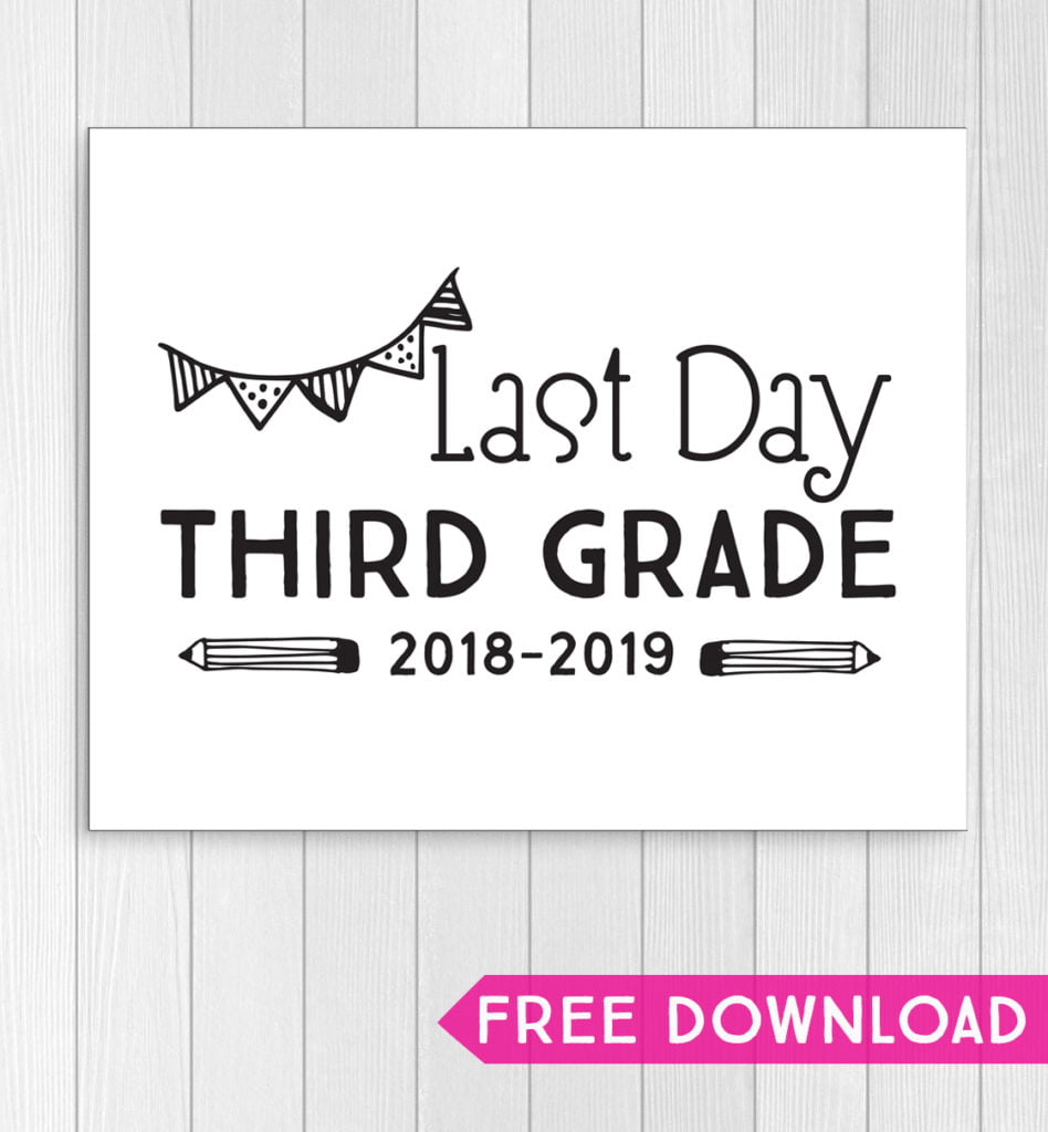 Totally free Printable Ultimate Working day of College Symptoms (Current 2019) - Enjoyment image relating to Last Day of Kindergarten Printable identify Free of charge Printable Closing Working day of University Symptoms (Current 2019) - Entertaining