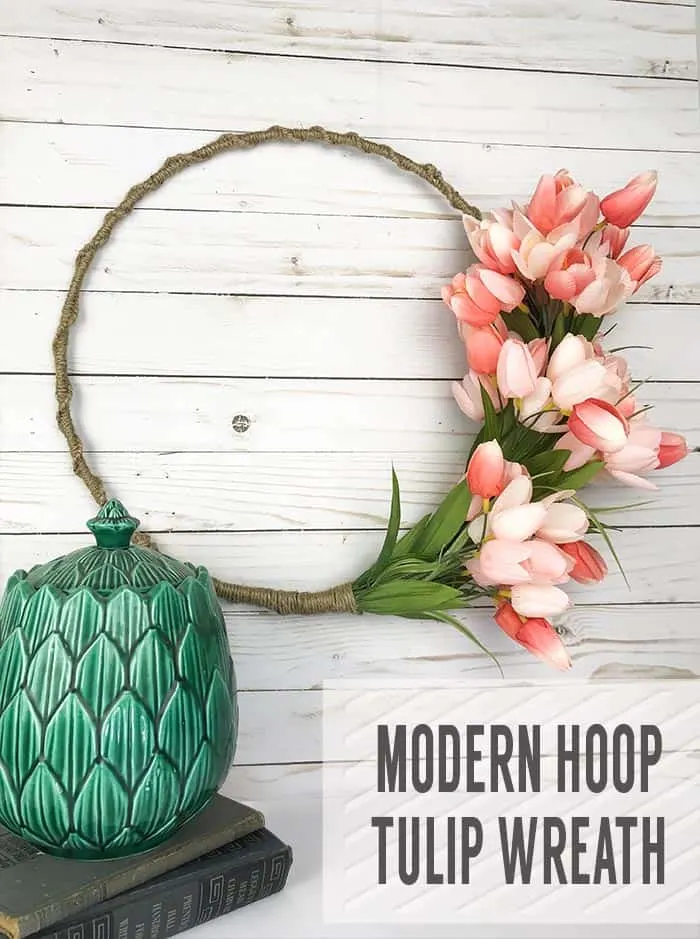 Modern Farmhouse Spring Tulip Wreath