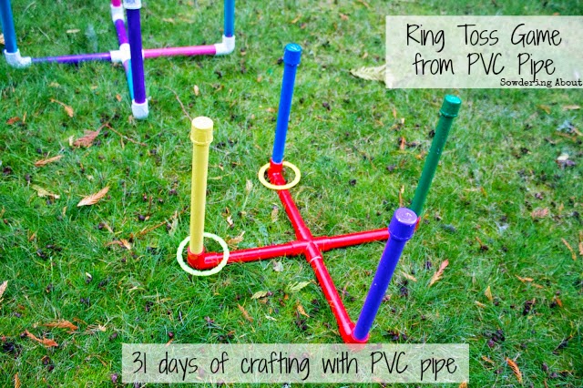 DIY Backyard PVC Ring Toss Party Game