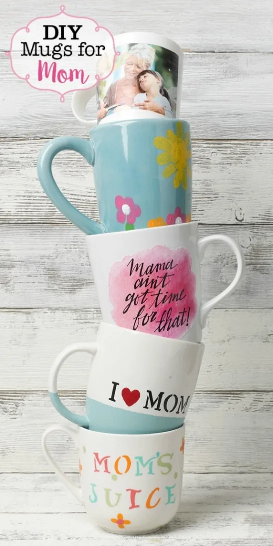 Wow, so many ways to do a DIY mug for Mother's Day. Lots of projects and tutorials. 