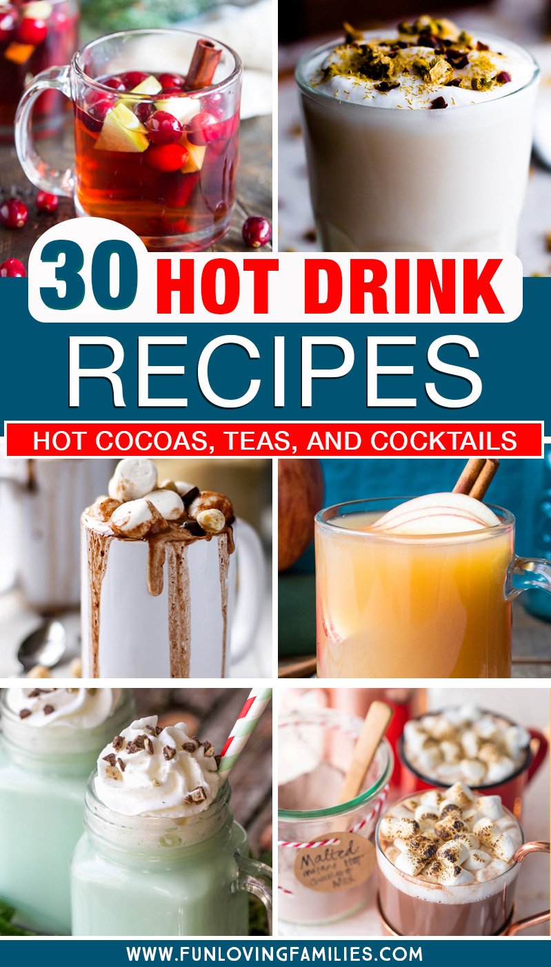 30 hot drink recipes for fall and winter