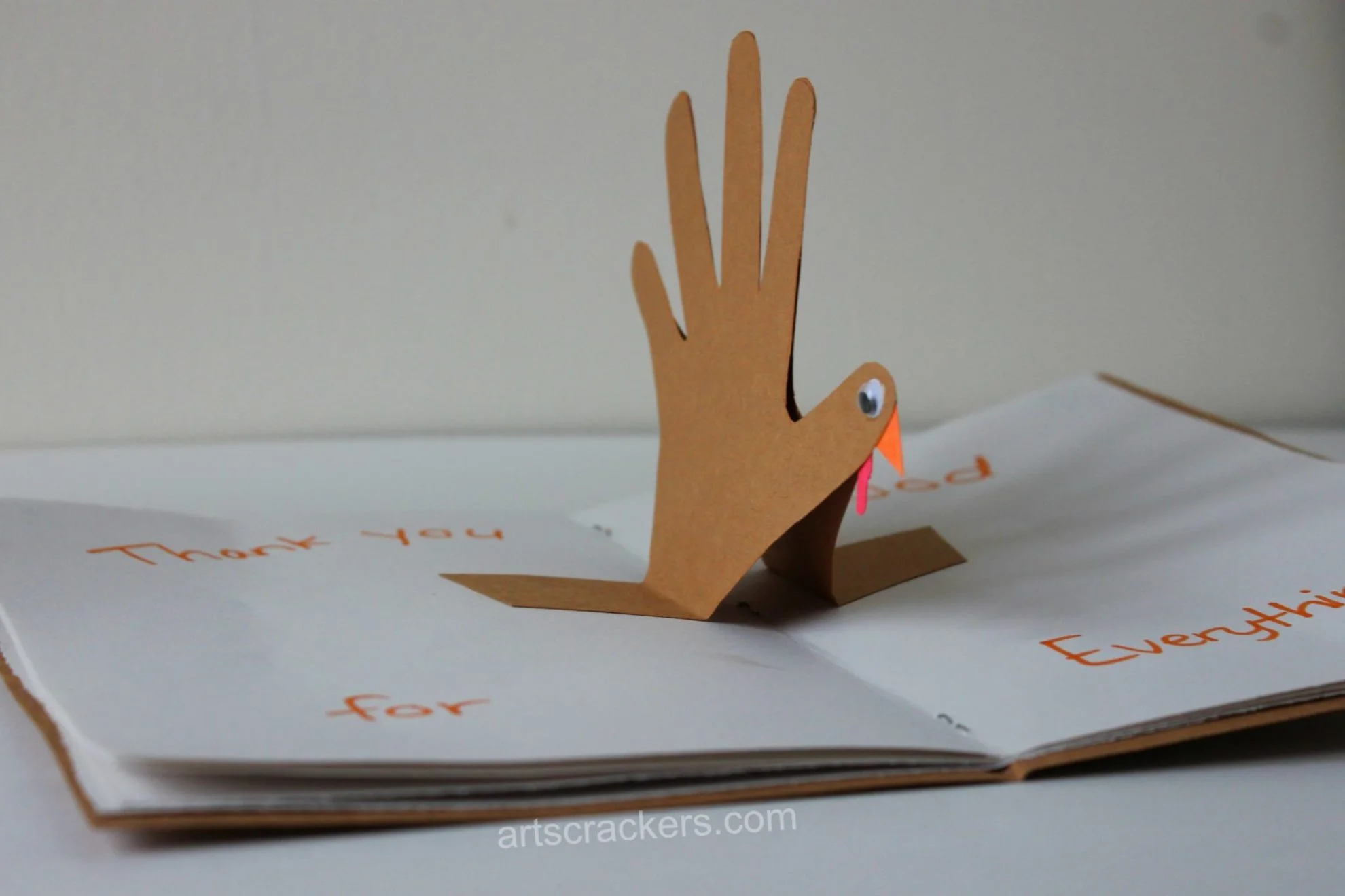 Thanksgiving Hanprint Craft Thankful Turkey Journal