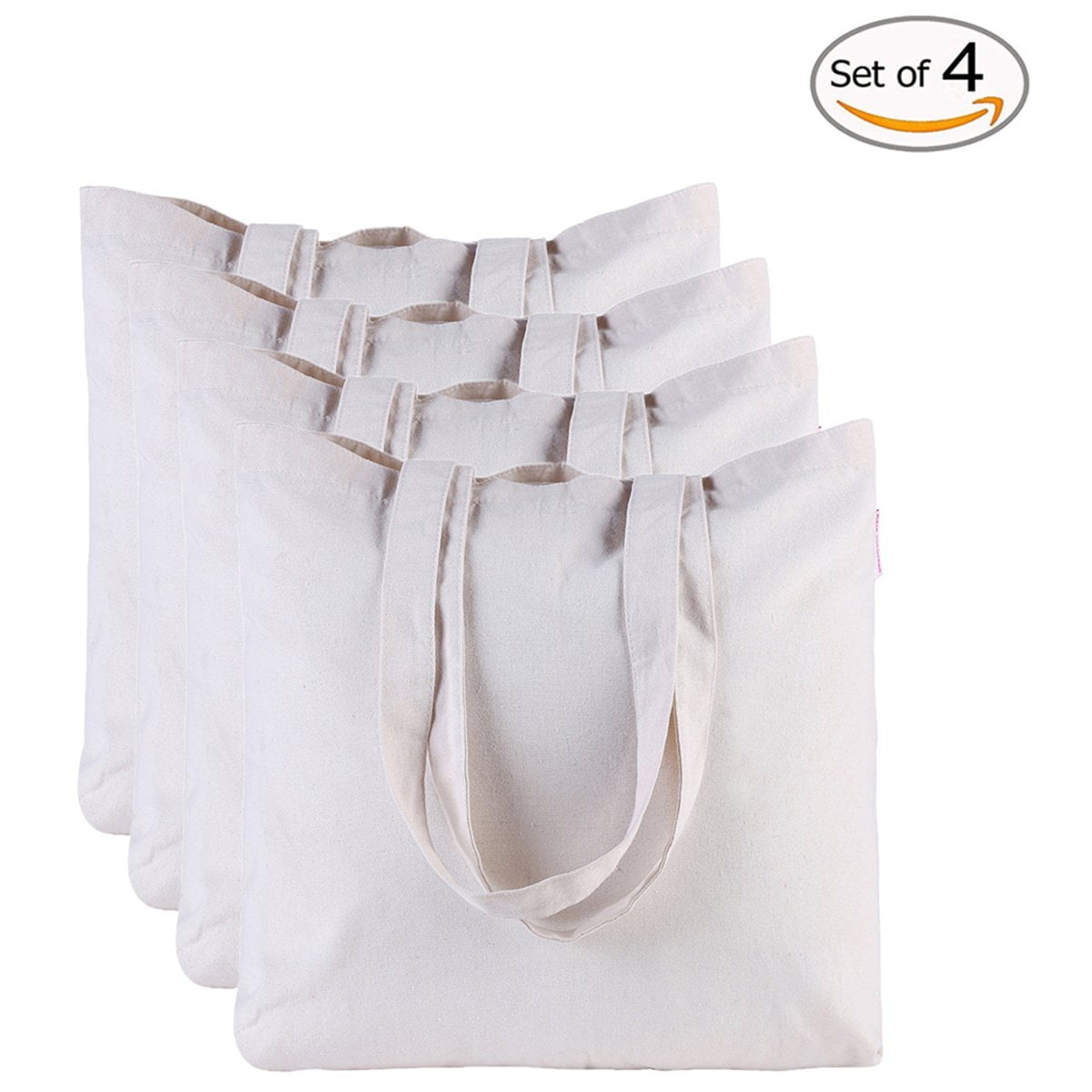 Make Fall keepsake crafts with these plain white canvas tote bags.