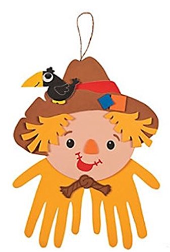 Fall handprint craft Scarecrow handprint kit