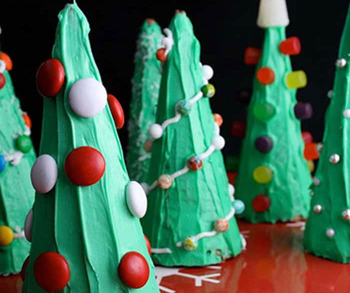 ice cream cone trees from The Hungry Housewife