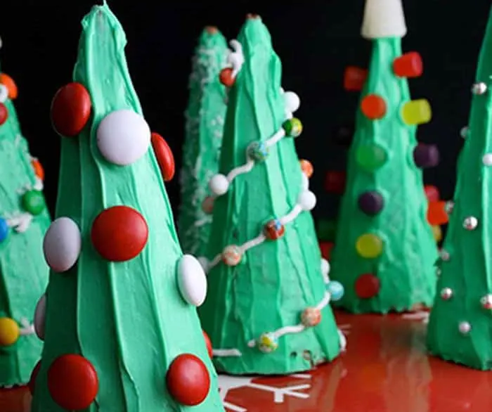 ice cream cone trees from The Hungry Housewife