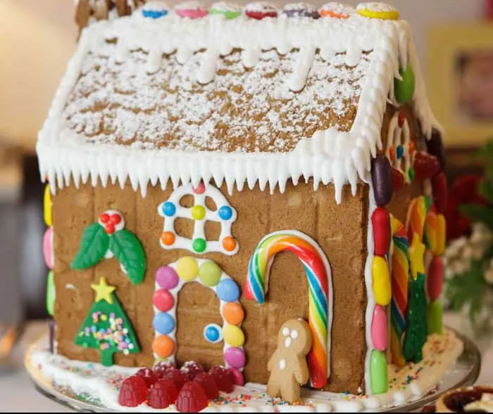 Gingerbread house design by vanillapod.com.au