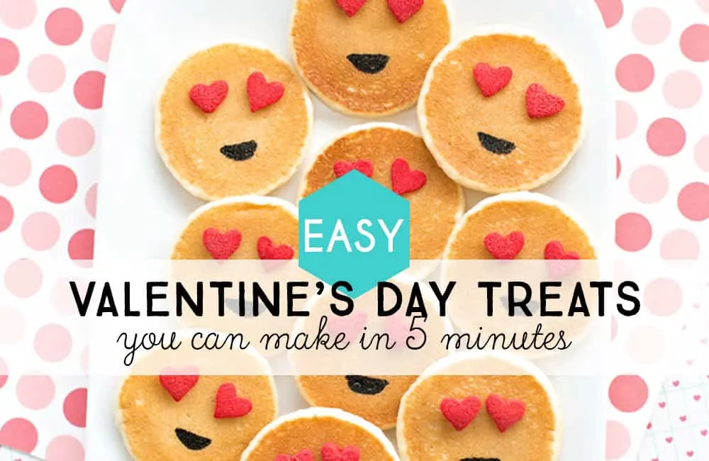 Make these fun and easy Valentine's Day treats in a snap. 