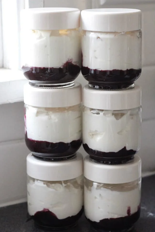 instant pot yogurt in jars