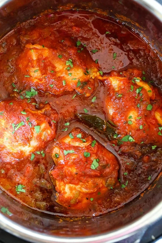 instant pot chicken cacciatore