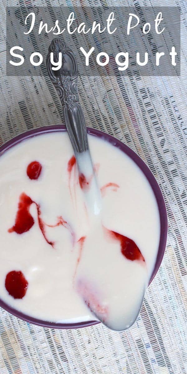 instant pot yogurt made with soy