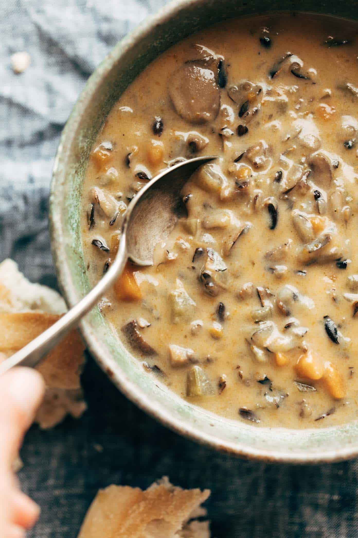 instant pot wild rice soup