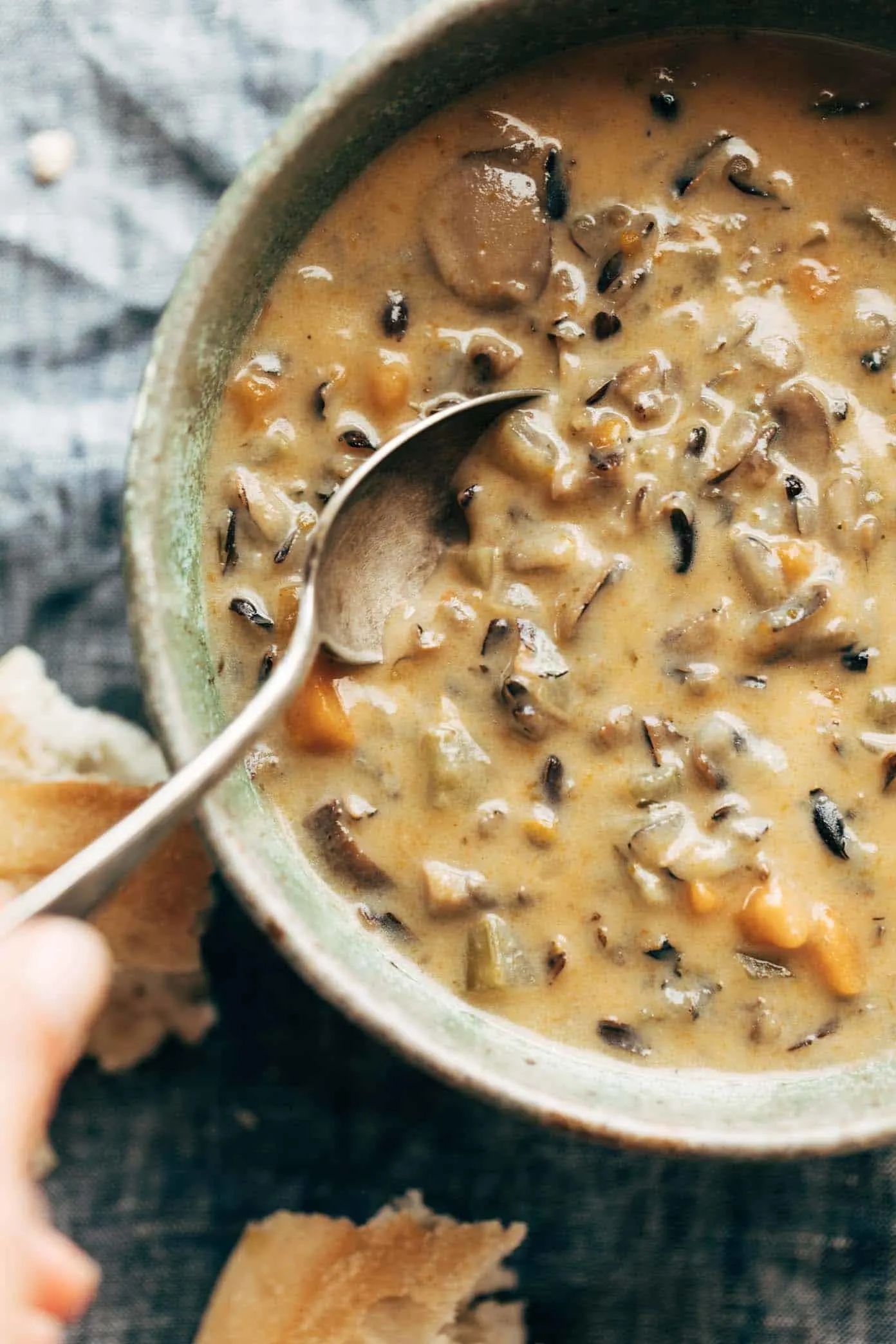 instant pot wild rice soup