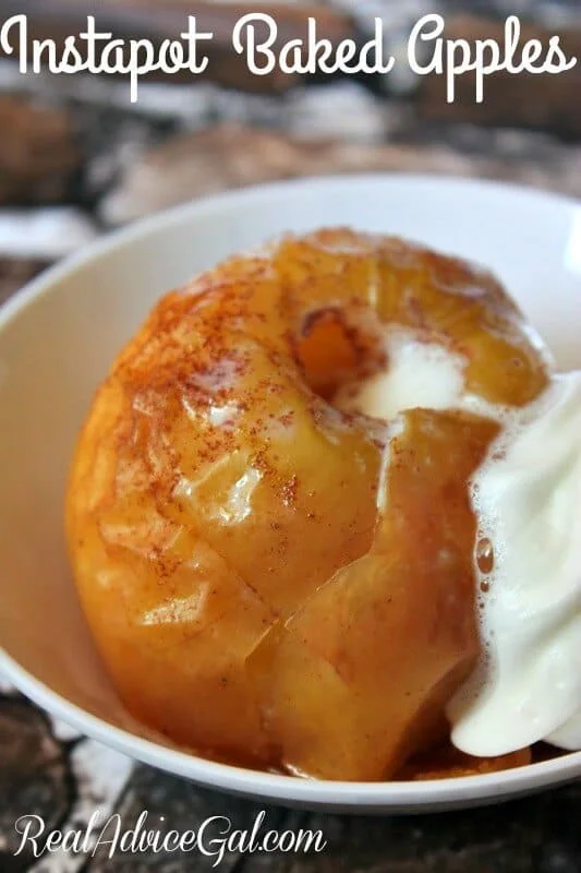 instant pot baked apples