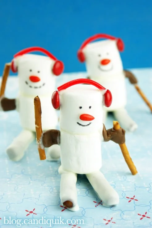 Marshmallow Skiers