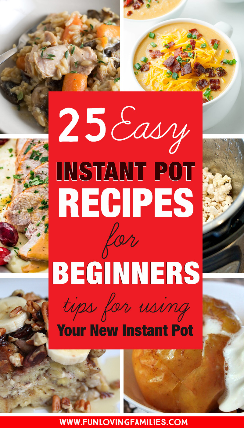 easy Instant pot recipes for beginners to try