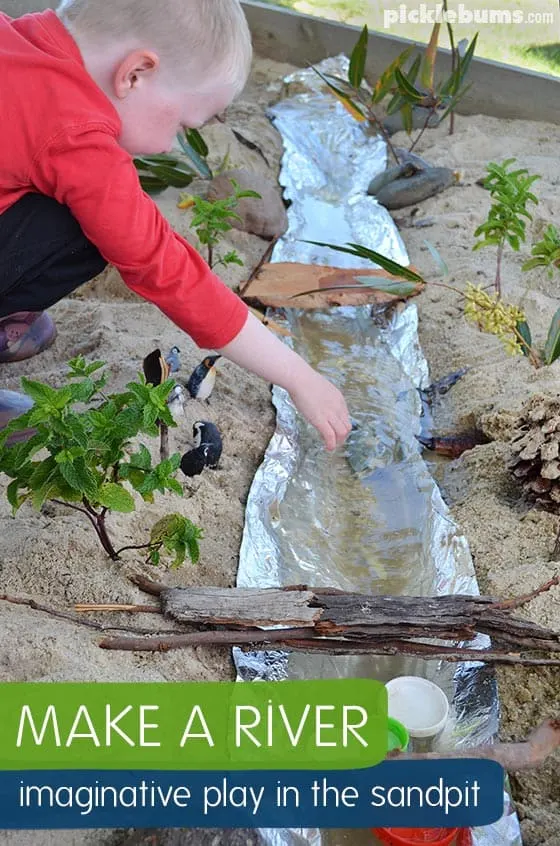 Add a nifty water element to your sand pit that kids will love (via picklebums). So many great ideas here for kids backyard play enviroments.