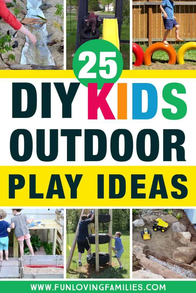 diy kids outdoor play ideas
