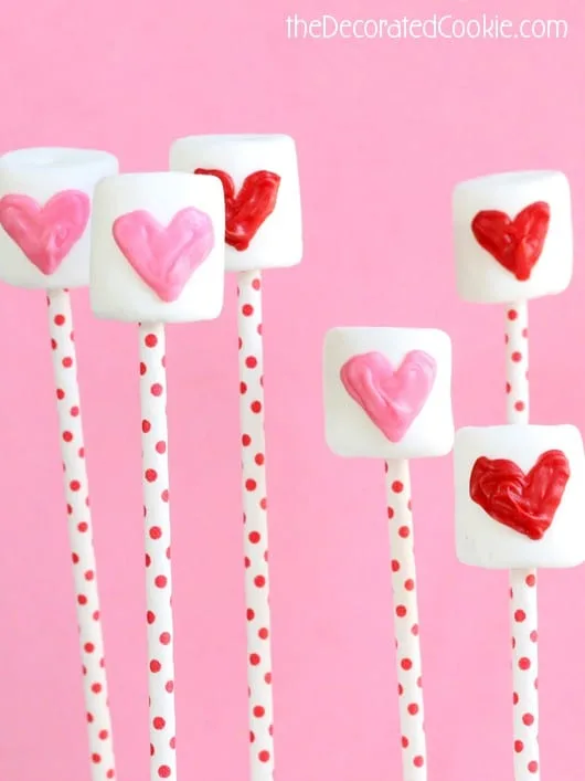 marshmallow candy easy valentine's day treat for kids