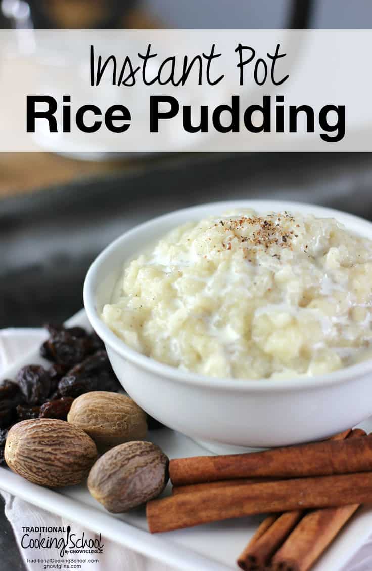 rice pudding recipe for instant pot