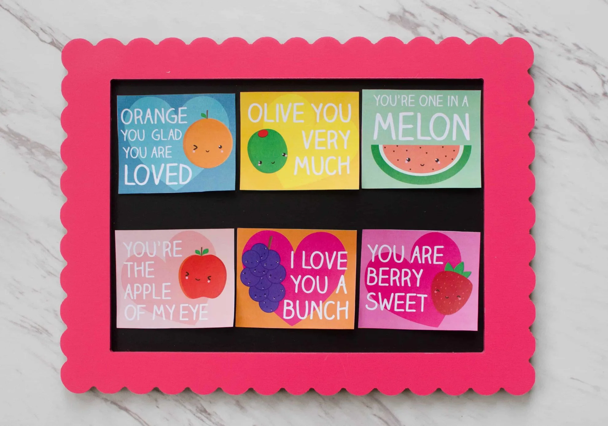 Valentine's Lunch Box Notes for Kids