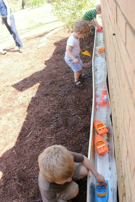 This is such a simple DIY water play activity you can make for the kids. They won't want to leave the backyard with all of these amazing backyard play ideas.