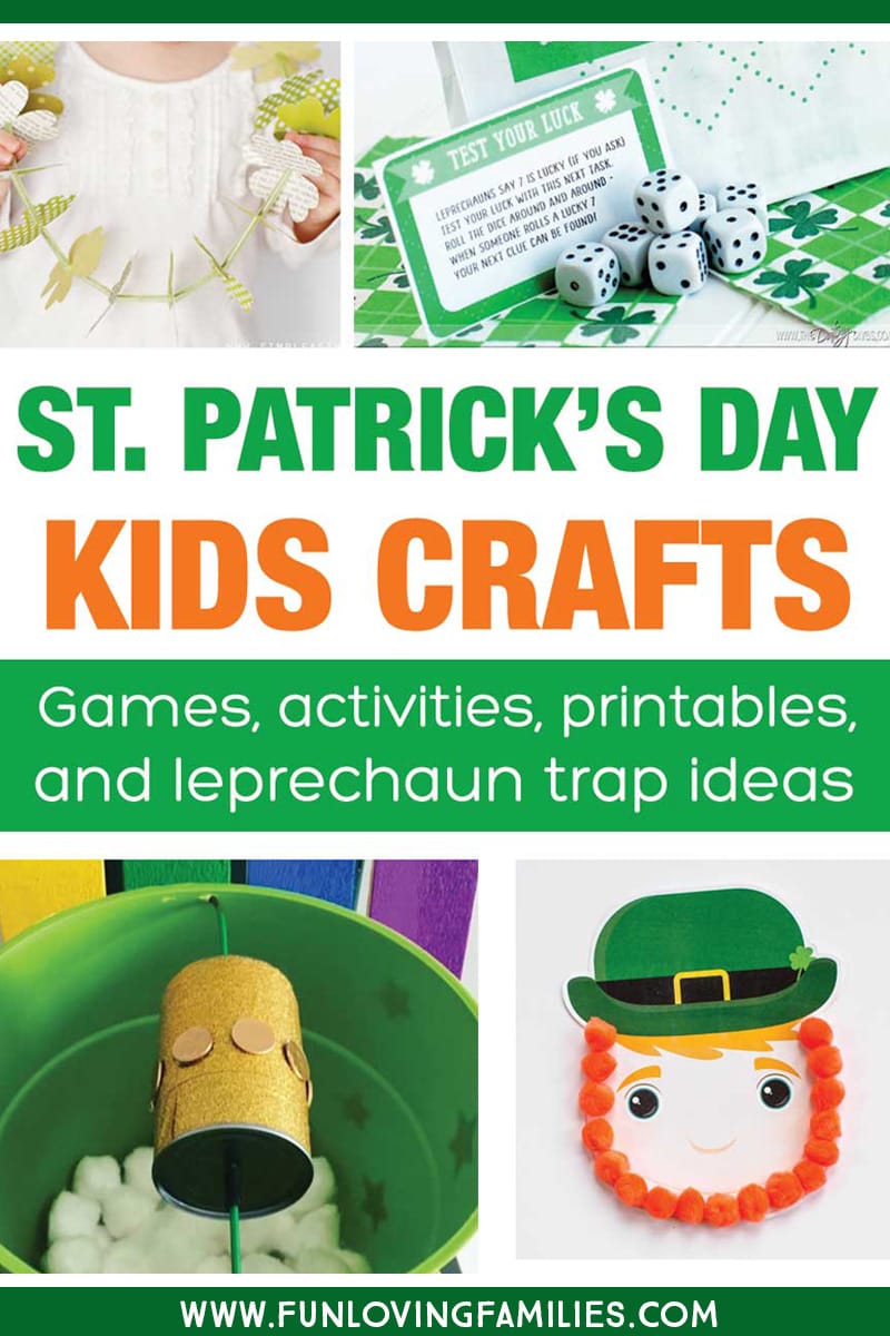 Get loads of fun St. Patricks day crafts and activities for kids. Lots of ideas for Leprechaun traps here, too! #stpatricksday #stpatricksdaycrafts