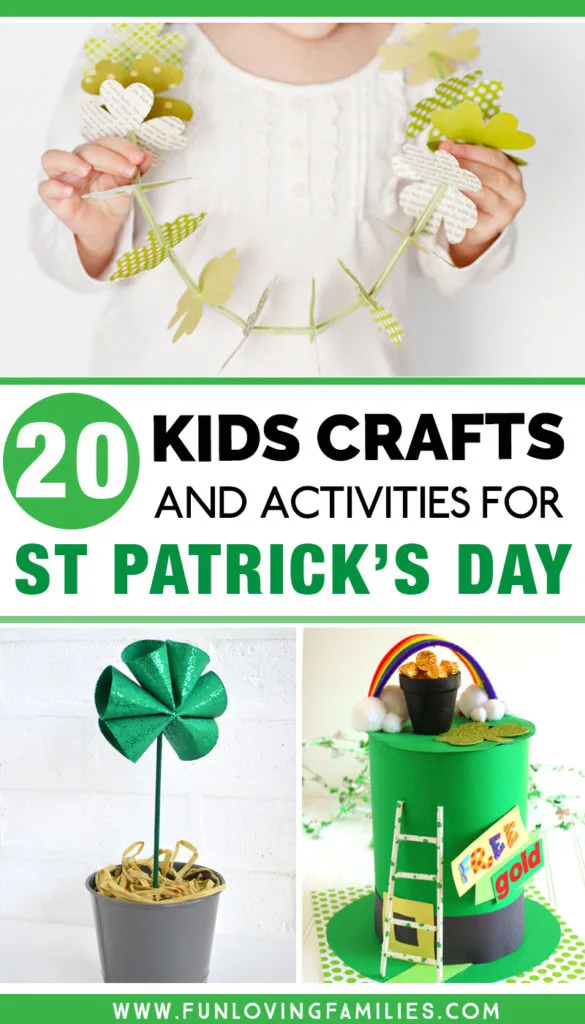 kids crafts and activities for st. patrick's day