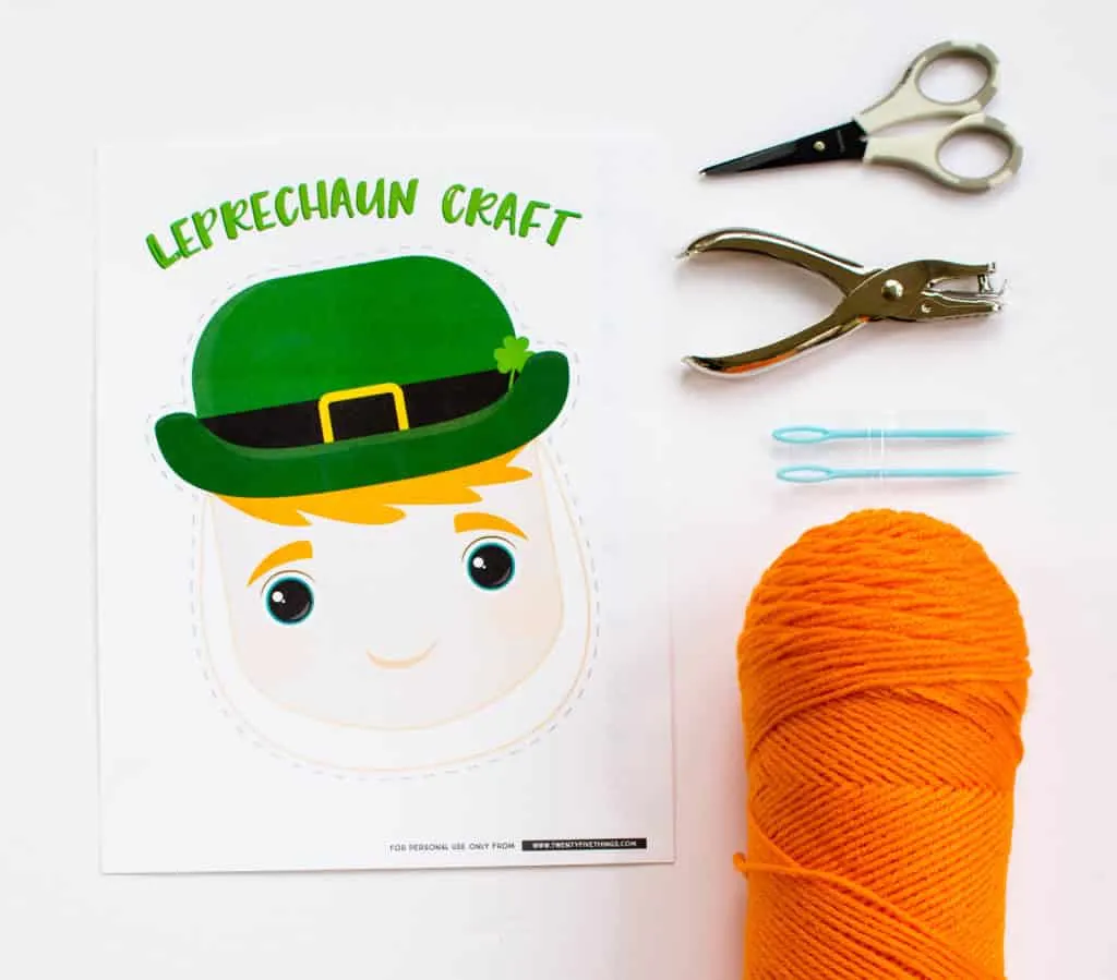 supplies needed for leprechaun craft