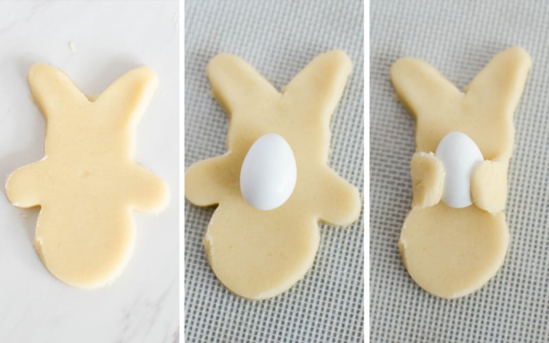 how to make the bunny hug cookies