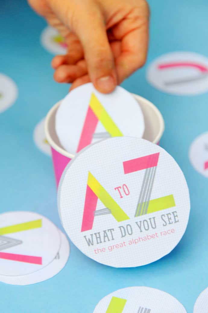 Free printable alphabet road trip game for kids (from Handmade Charlotte). Click through for more fun road trip game ideas for kids. 