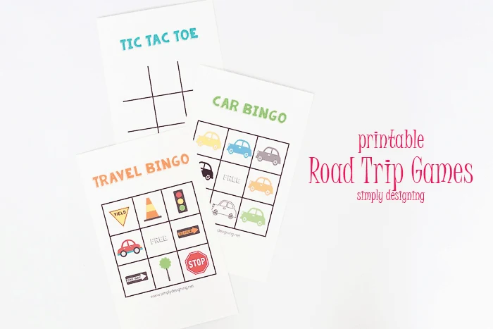 printable road trip game set (from Simply Designing)