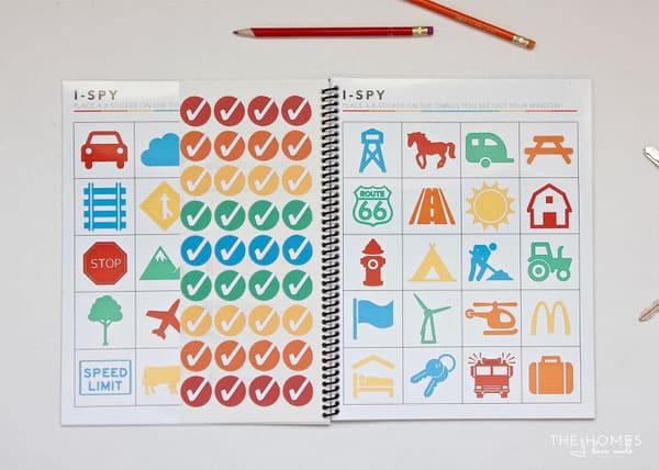 Printable sticker road trip game kit for kids (from The Homes I Have Built). Plus a ton of other super-fun road trip games for kids. 