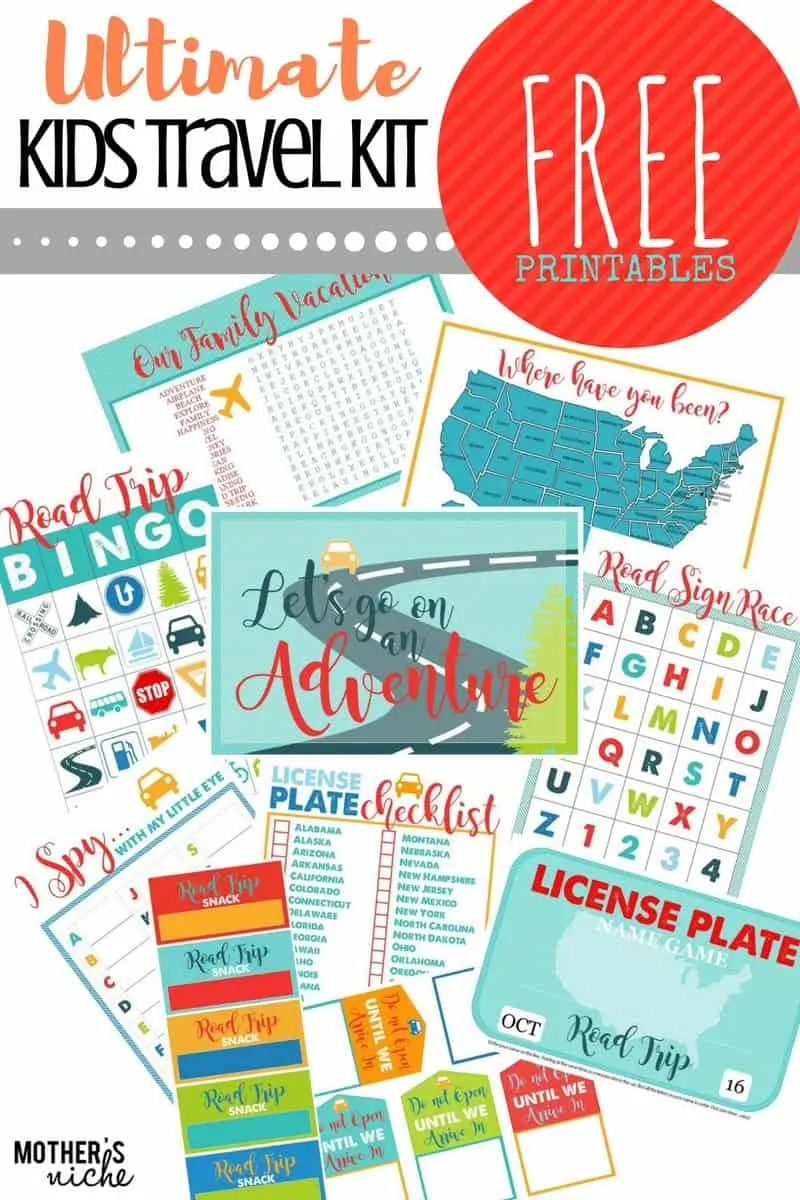 Amazing printable car games kit from Mother's Niche. Plus a ton of other super-fun road trip games to keep the kids busy on your next long car ride. 