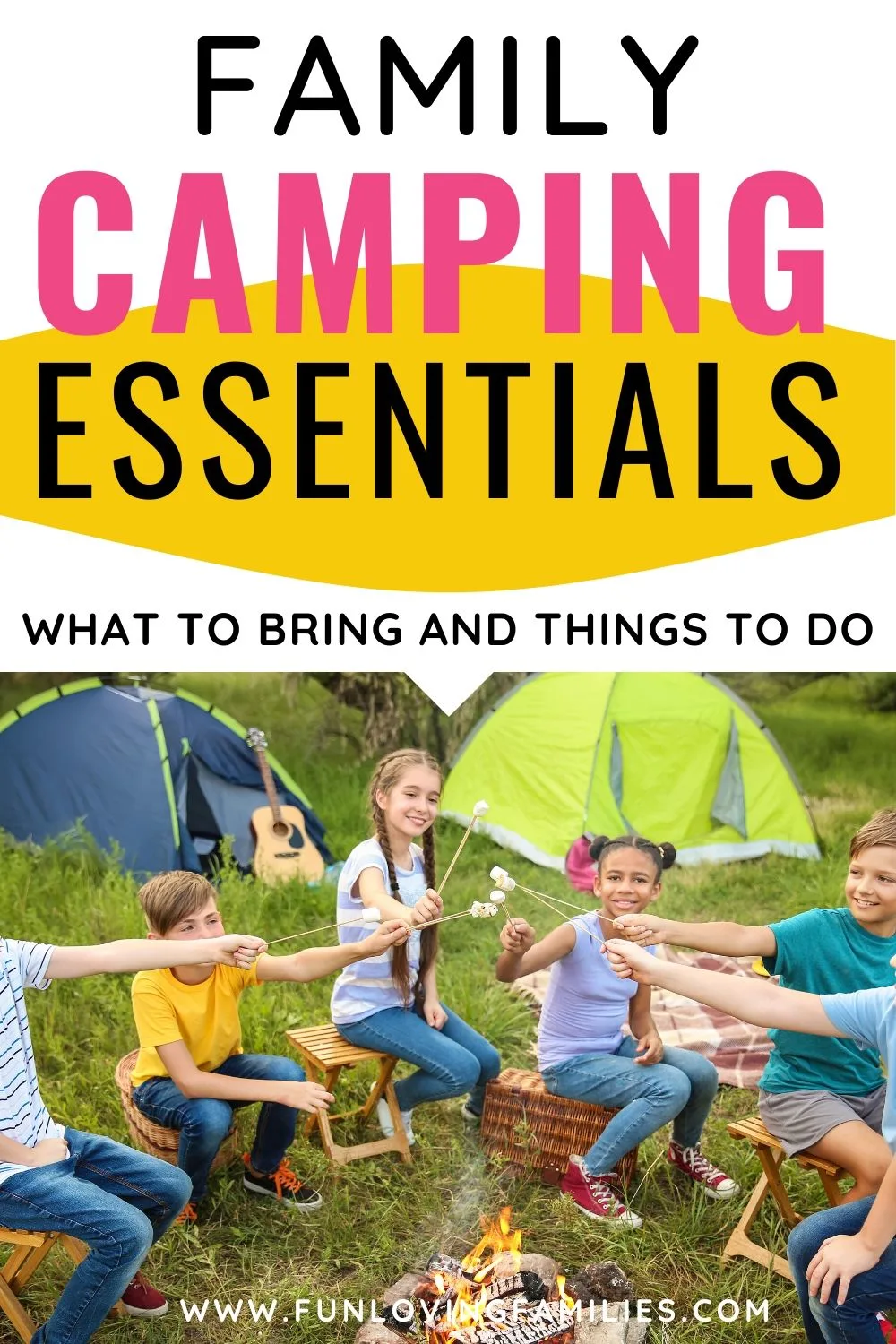 family camping guide with kids