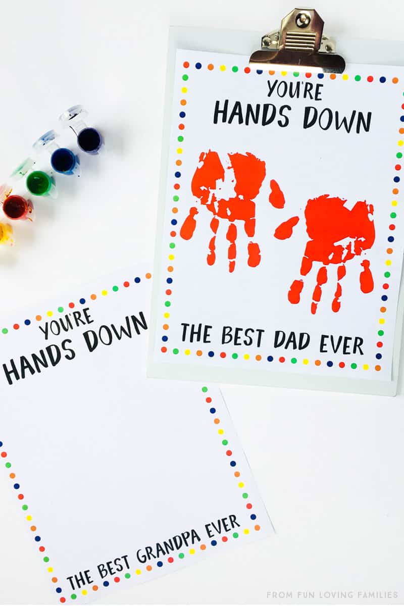 4 Father s Day Handprint Ideas With Free Printables Fun Loving Families