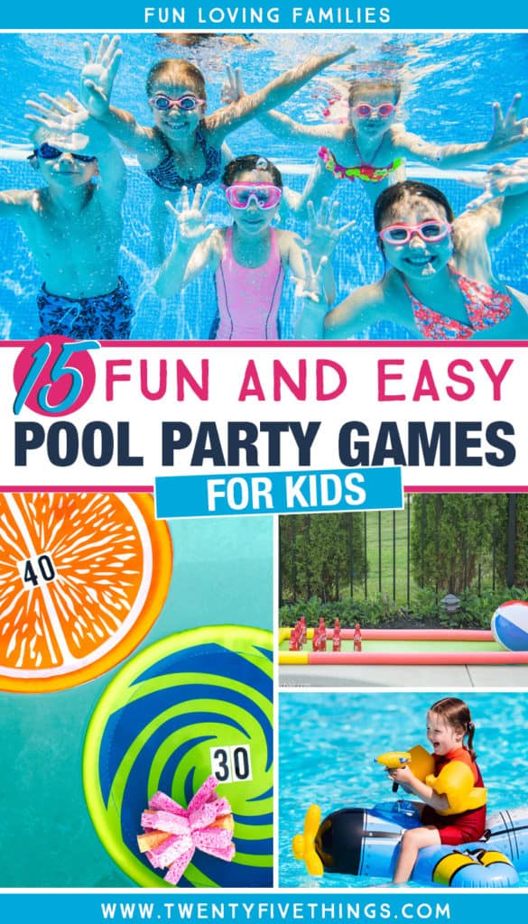 fun and easy pool party games foro kids