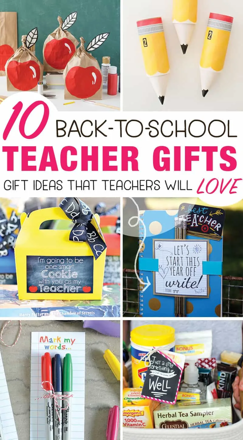 These back-to-school teacher gifts are perfect for the first day of school.