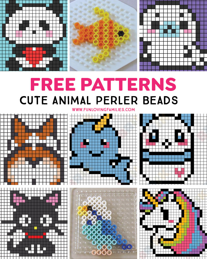 60+ Free Perler Bead Patterns and Craft Ideas Fun Loving Families