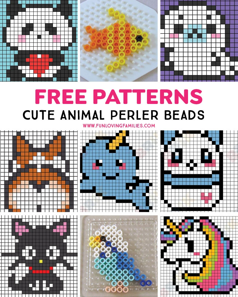 20+ Free Perler Bead Patterns and Craft Ideas - Fun Loving Families Pertaining To Hama Bead Letter Templates