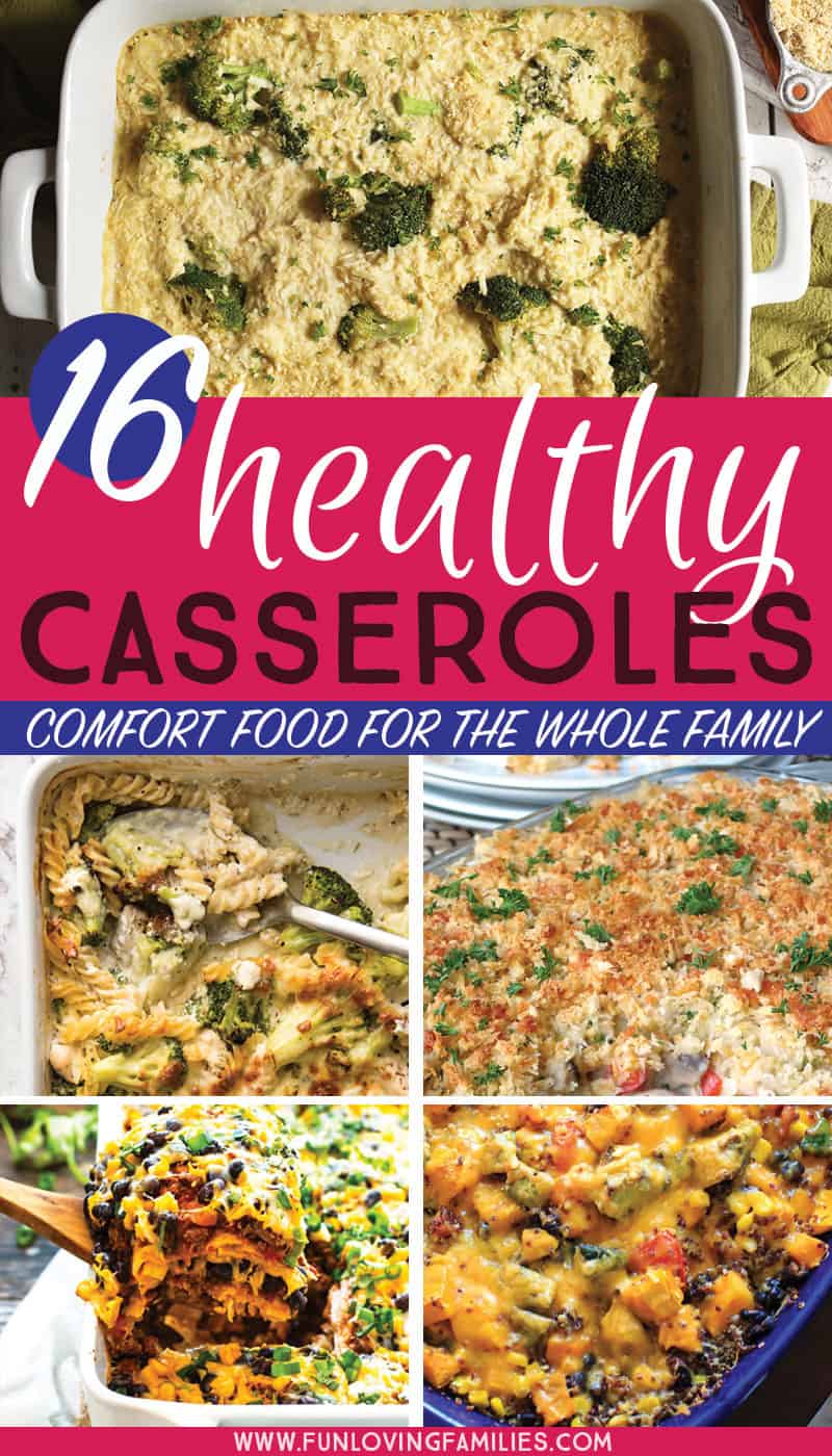 Casserole recipes that are healthy and delicious. Perfect for family meal planning. #dinner #casserole #healthyrecipes 